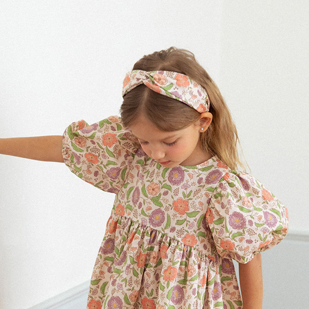 NOU NOU Freesia Hair Band in Pink | girls hair accessory | Victoria Kids Wear