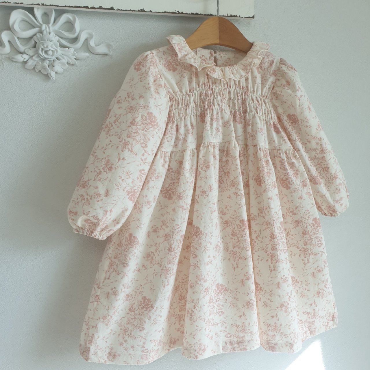 Hailey Toile De Jouy Print Dress - Pink