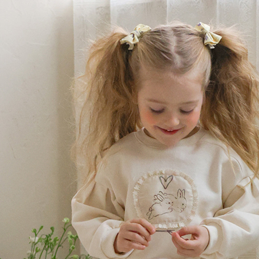 Teddy Knot Hair Clip - Yellow