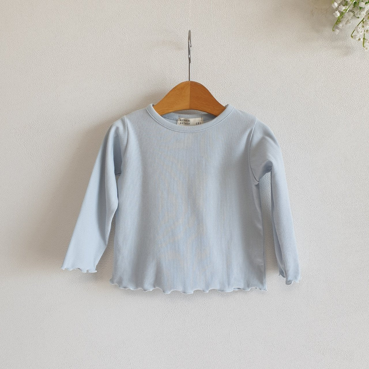 Eclair Soft Cotton Tee in Blue | cotton girls top | Victoria Kids Wear