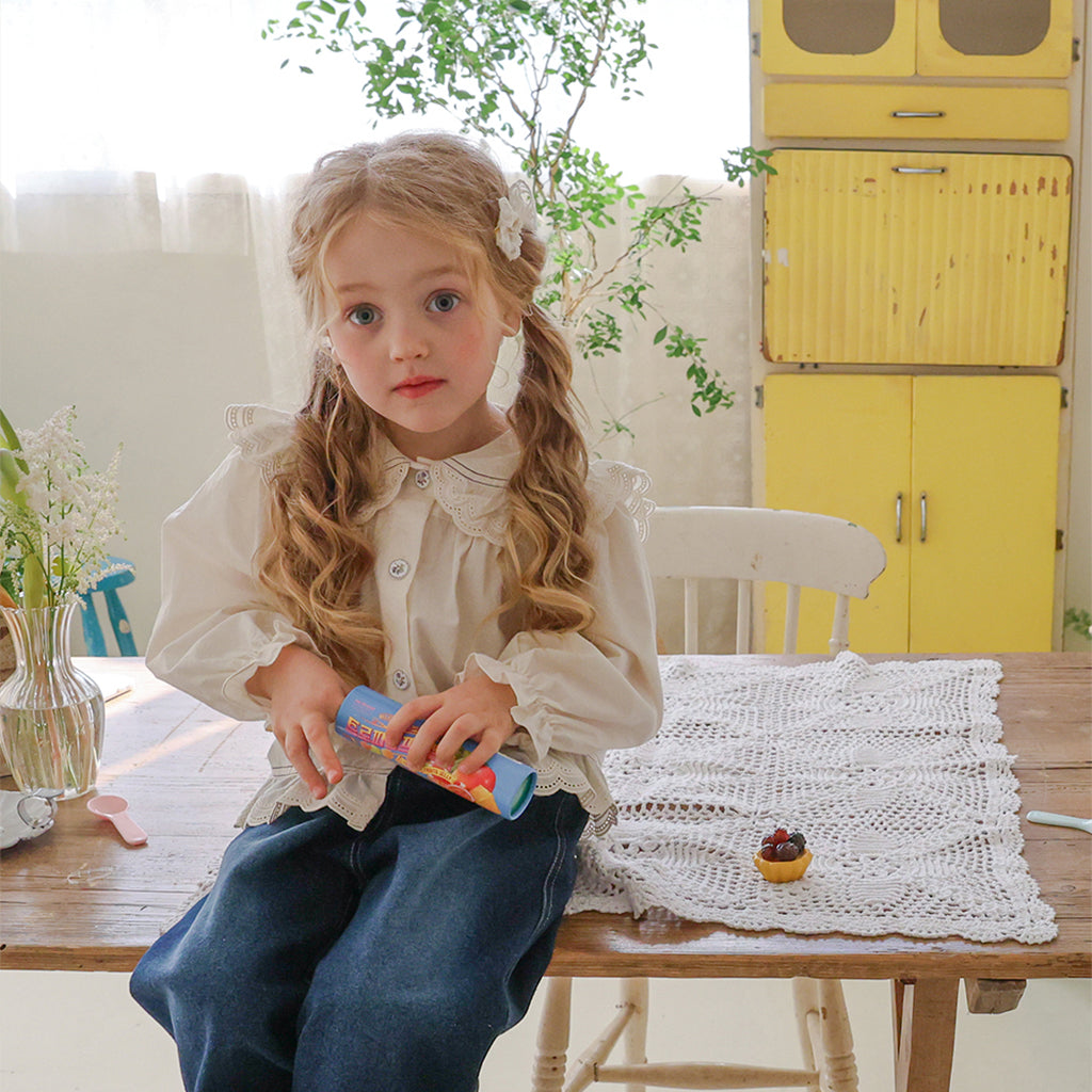 Lou Bow Hair Clip - Ivory