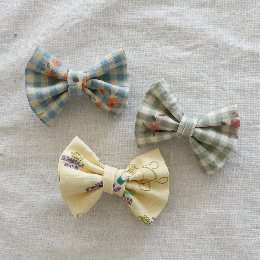 Teddy Knot Hair Clip - Green