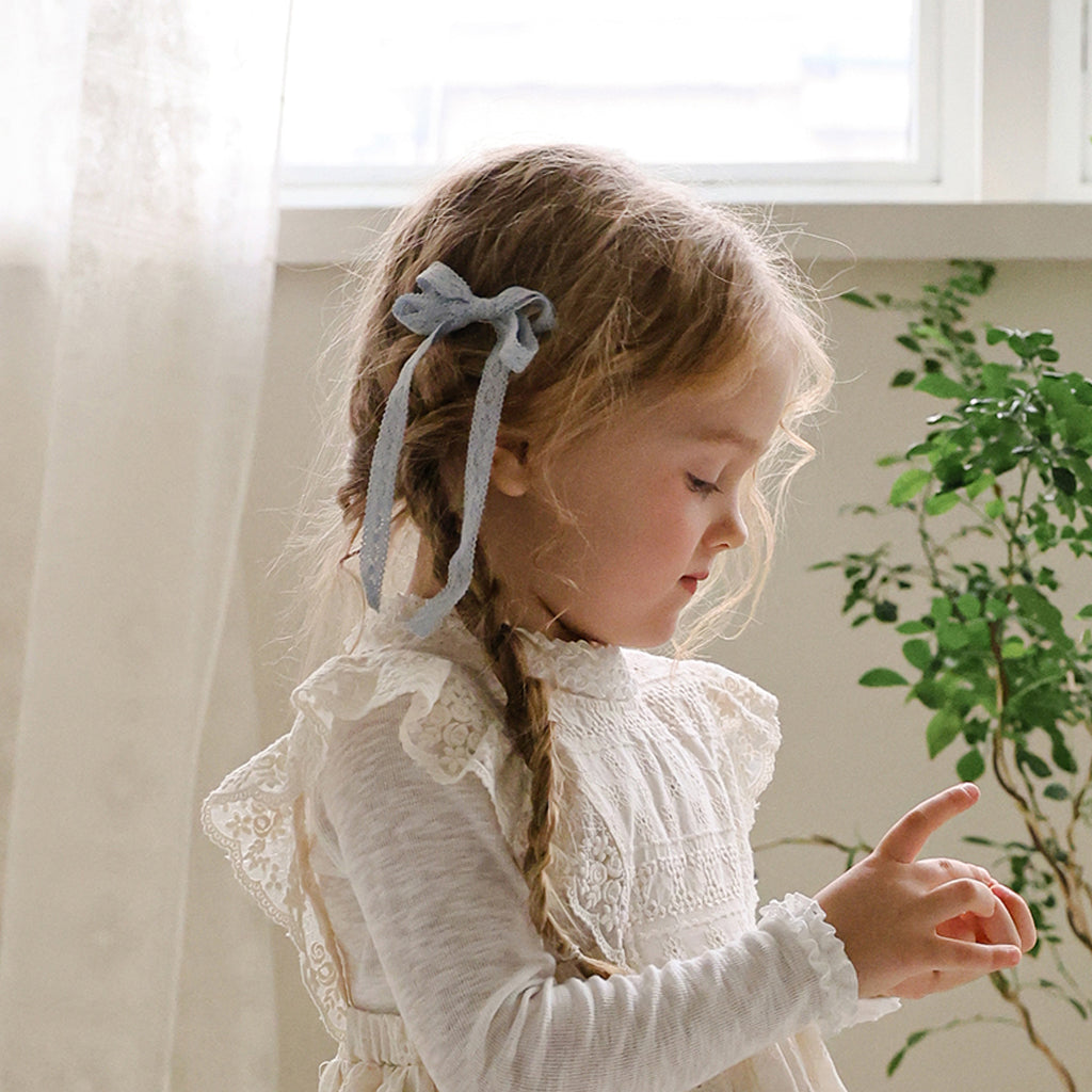Jen Floral Hair Pin - Blue