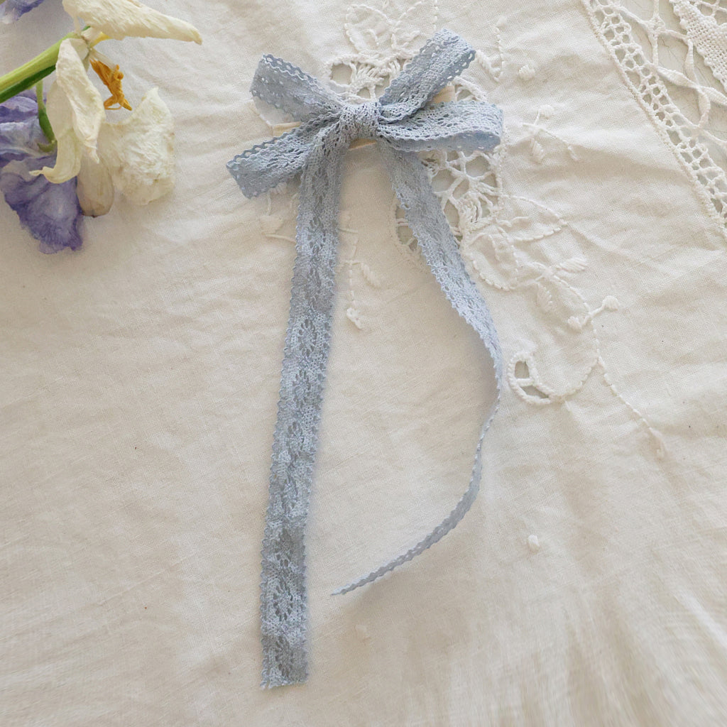 Jen Floral Hair Pin - Blue