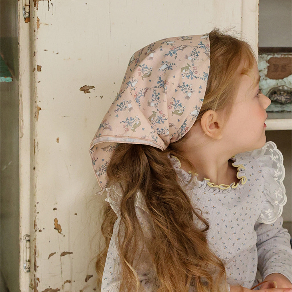 Puella Flo Arona Scarf Pattern B in Pink | girls hair accessory | Victoria Kids Wear