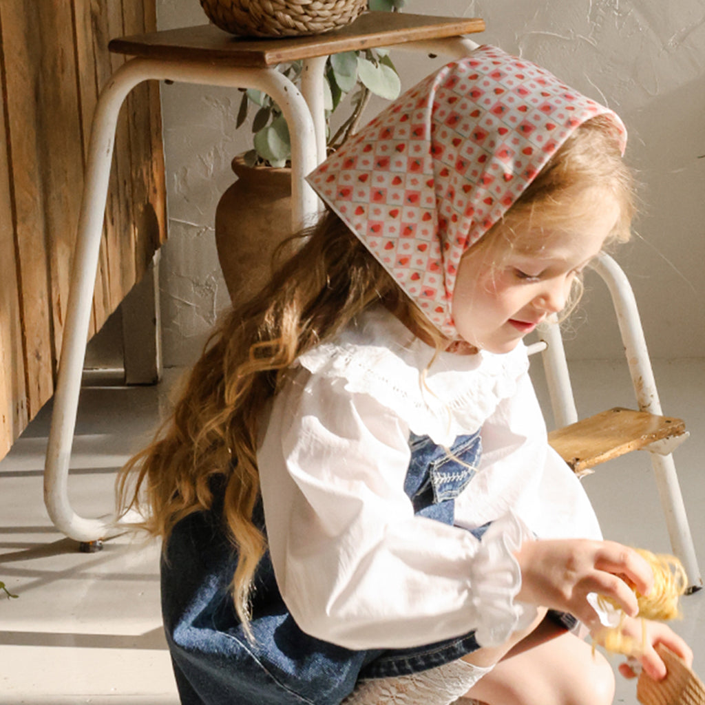 Puella Flo Arona Scarf Pattern A in Pink | girls hair accessory | Victoria Kids Wear