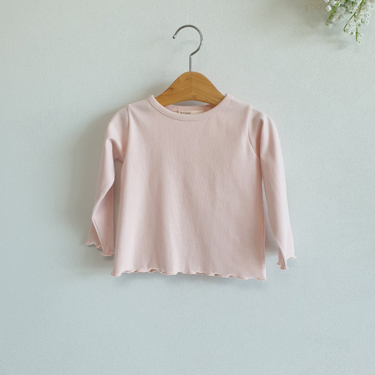 Eclair Eva Tiered Puff Sleeve Dress in Pink | cotton girls dress | Victoria Kids Wear